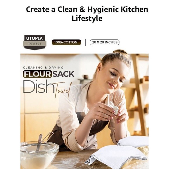 ❕3/$15❕In the Kitchen, Flour, Tea Drying Towel Decorative. In This Kitchen .. - Picture 4 of 4